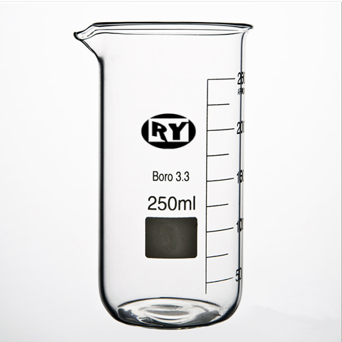 Factory Direct Sale Laboratory Use 3.3 Borosilicate Glass Tall Form Beaker OEM ODM