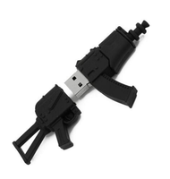 Clé USB portable 8 Go en forme de pistolet, clé USB 16 Go 32 Go, clé USB en forme de dessin animé, pistolet, mitraillette, revolver, clés USB cadeaux