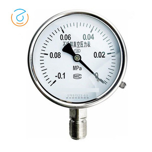 Manomètre sismique haute précision en acier inoxydable rempli d'huile - Product Image 2