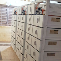 Batterie haute tension 50 kWh 60 kWh LiFePO4 Batterie au lithium 100 kWh 200 kWh pour système de stockage d'énergie domestique