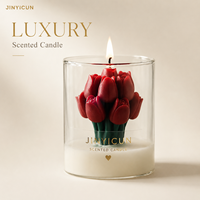 Juego de Velas Aromáticas con Aroma a Tulipán, Colores y Aromas Variados, Marca Privada OEM, Vela para Decoración del Hogar, Regalo de Boda, Venta al por Menor