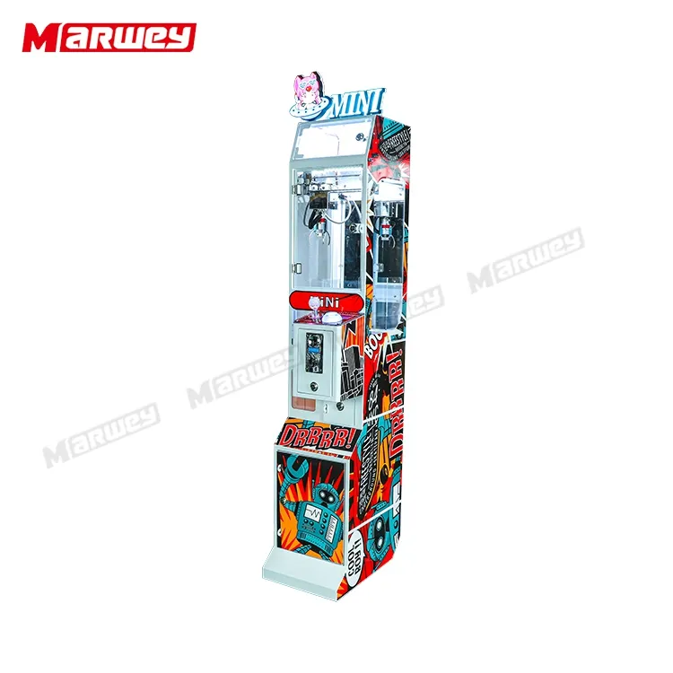 Manufacture Wholesale Small Snack Doll Boutique Gift Toys Crane Claw Machine Commercial Mini Plush Claw Vending Machine
