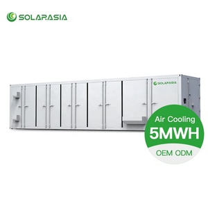Système de stockage d'énergie solaire tout-en-un Bess Container Lithium Battery 5 Mwh à refroidissement par air pour système de stockage ESS solaire commercial - Product Image 4