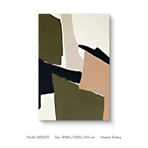 Luz de lujo colorido forma irregular imágenes textura decoración de pared pintura original del artista sala de estar dormitorio Oficina común - Product Image 4