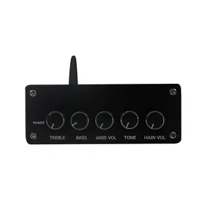 Amplificatore Audio Stereo Bluetooth ricevitore a 2.1 canali classe D Mini amplificatore digitale integrato hi-fi con alimentatore 24V, 6A