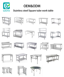 Table de travail en acier inoxydable de haute qualité pour <span class=keywords><strong>restaurant</strong></span>, cuisine commerciale, plan de travail en acier inoxydable robuste - Product Image 6