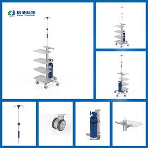Joran infus logam berkualitas tinggi, keranjang desain industri gaya digunakan di rumah sakit, Area konter - Product Image 3