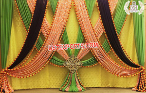 ฉากหลังอันงดงามของ Mehndi,ฉากหลังปักลายสำหรับงานพิธี Mehndi - Product Image 3