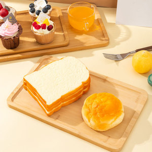 Simple Square <b>Large</b> Wooden <b>Tray</b> Thickened For Hotel Coffee Tea Beverage Serving - Product Image 4