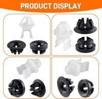 3pcs Support de capot de voiture Prop Rod Holder Clip pour la plupart des véhicules
