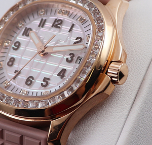 Reloj mecánico de gama alta para mujer, éxito de ventas al por mayor, caja rectangular con bisel de circón de 36mm, reloj de negocios para mujer - Product Image 4