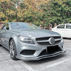 สำหรับ Mercedes Benz CLS Class C218 X218 ปี 2014-2017 AMG ชุดแต่งกันชนหน้า ลิปสปลิตเตอร์ ดิฟฟิวเซอร์ ชุดแต่งตัวถังรถยนต์ ฝาครอบป้องกันกันชน - Product Image 4