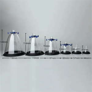 Máscaras de Anestesia <span class=keywords><strong>Veterinaria</strong></span> OSCAT, Máscara de Anestesia de Oxígeno para Mascotas con Diafragma de Silicona, 6 Tamaños, para Cirugía Felina y Canina, para Clínica <span class=keywords><strong>Veterinaria</strong></span> - Product Image 2