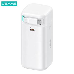 Banque d'alimentation portable USAMS CD216 la plus petite avec <span class=keywords><strong>PD</strong></span> <span class=keywords><strong>45W</strong></span>, double sortie, charge rapide avec câble, 18000 mAh - Product Image 6
