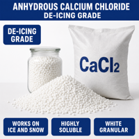 Chlorure de calcium anhydre en poudre, haute pureté, qualité industrielle, produit chimique