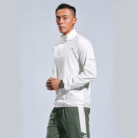Nouvelle Collection Automne – Blouson Homme à Demi-Zip, Col Montant, Décontracté, Sportif, Respirant, Séchage Rapide, 100% Polyester pour l'Hiver