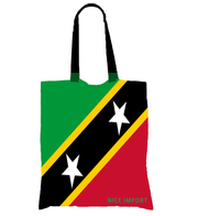 Sac en toile avec drapeau de Saint-Martin, sac de courses réutilisable, léger, pour les courses, les voyages, la plage, le travail, cadeau patriotique pour hommes et femmes