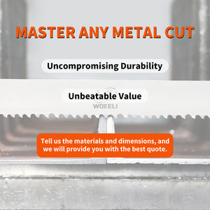 ใบเลื่อยสายพานตัดโลหะคุณภาพสูง เกรดอุตสาหกรรม เหล็กกล้าคาร์บอนสูง ขนาด 32-7/8 นิ้ว หนา 0.035 นิ้ว 18 ฟันต่อนิ้ว  แบบเชื่อมความถี่สูง ไบเมทัล - Product Image 6