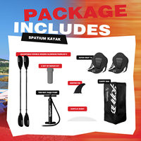 Spatium 2026 Nouveau Design Kayaks de Pêche Gonflables en PVC pour 2 Personnes Grossiste Fabricant de Kayaks Gonflables