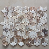 Mosaïque de coquillages beige moderne, nacre naturelle, carreaux pour décoration murale intérieure, salles de bain d'hôtel, résistants à l'eau, 5 ans