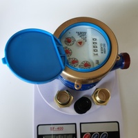 Haute précision 1/2 '3/4' 1 'DN15 DN20 DN25 fer multi-jet mécanique compteur d'eau à cadran sec pour eau froide/chaude certifié CE