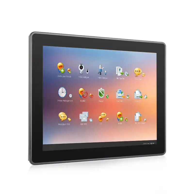 15 Inch square touch screen panel display ODM OEM 1000nits waterproof & shockproof industrial monitor for smart factory