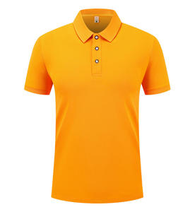 T-shirt d'été à manches courtes pour homme en viscose/coton, anti-plis, avec logo brodé personnalisé, vente en gros OEM/ODM pour le <span class=keywords><strong>golf</strong></span> - Product Image 3