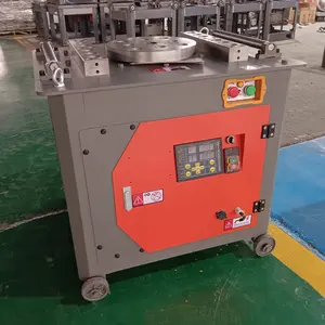 Dobladora en espiral de estribo de China, máquinas dobladoras de hierro forjado, máquina dobladora automática de barras de acero