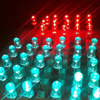 Usine Juhong - LED de signalisation routière de haute qualité 5 mm rouge, jaune et verte, ultra-lumineuses, 505 nm, 620 nm, 585 nm, 2 V, 3 V, 0,06 W