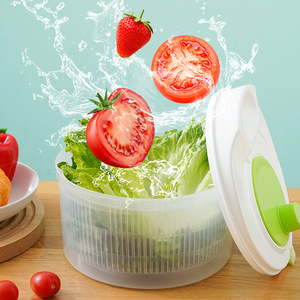 Déshydrateur manuel pour salades de fruits et légumes, panier à eau, outil de cuisine pour produits frais - Product Image 4