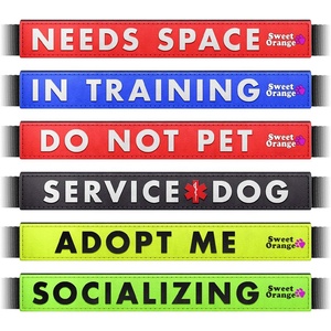 Biểu Tượng Tùy Chỉnh Dịch Vụ Con Chó Dây Xích Tay Áo Vá PVC Cao Su Hỗ Trợ Con Chó Hỗ Trợ Cảm Xúc Động Vật Vá Dây Xích Bọc Cho Vật Nuôi Dây Xích - Product Image 2