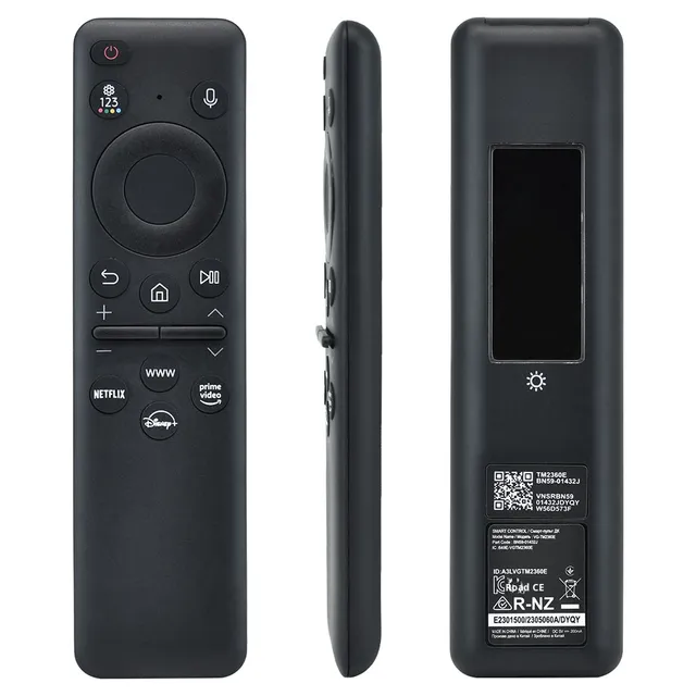 Bn59-01432J Solar Remote Control for Samsung TV for Bluetooth Voice Remote Fixed Code for Automatic Use Made Durable Plastic