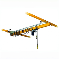 Grue suspendue LX à poutre simple, à faible hauteur de plafond, montée au plafond, capacité 0,5t-10t, contrôlée par PLC