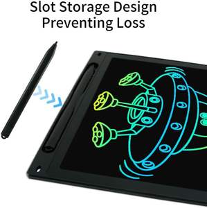 Tableta electrónica de escritura a mano para niños, tablero de pizarra de escritura para niños, tableta de escritura Lcd de 8,5/10/12 pulgadas para niños - Product Image 2