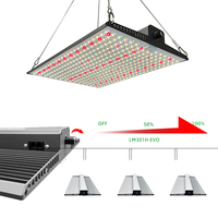 ANDY 100W/200W/300W 2x2ft 3x3ft untuk LM301H EVO Spektrum Penuh IP65 Lampu LED Tanaman untuk Pembungaan dan Pertumbuhan Vegetatif