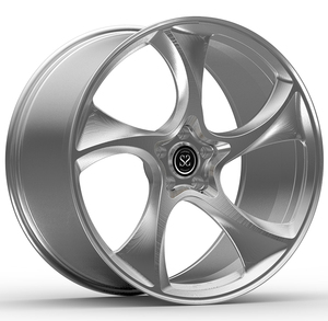 Jantes forgées 19X8.<span class=keywords><strong>5</strong></span> brossées transparentes <span class=keywords><strong>1</strong></span> pièce pour VW Mk7 R Estate. 2016 - Product Image 1