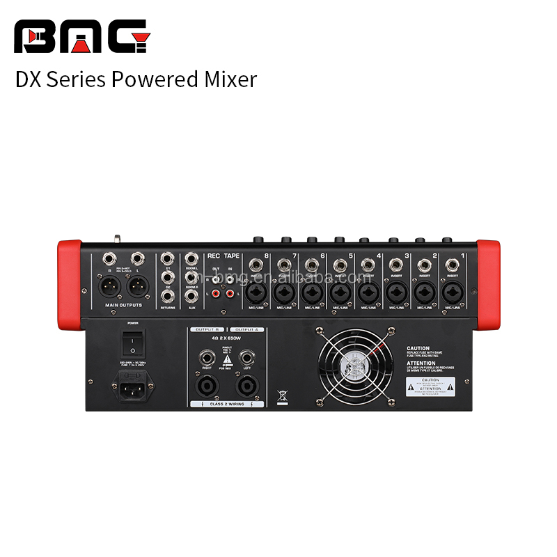 BMG DX-8 MP3 Power Mixer - 650W Amplifier with USB Audio