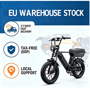 Bicicleta eléctrica <span class=keywords><strong>de</strong></span> 20 pulgadas con neumáticos gruesos, 48V 15AH 250W 25KM/H, en stock en la UE, lista para enviar desde Polonia. - Product Image 2