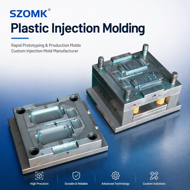 SZOMK Zhejiang Factory Plastic Injection Moldconcrete Casting Mould Casting Tube Moulds Aluminum Mold Manufacture for Electronic