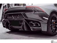 Kit carrosserie arrière en fibre de carbone forgée de haute qualité pour Lamborghini Huracan LP580 LP610, kit de voiture personnalisé de style V amélioré