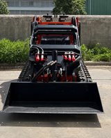Mini-chargeuse compacte sur chenilles multifonctionnelle CYV Factory Direct avec pompe moteur pour jardinage, agriculture et aménagement paysager
