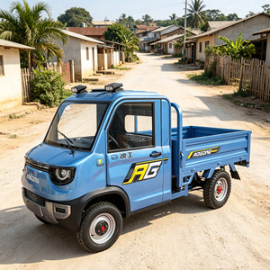 Camioneta Eléctrica de Cabina Individual con 4 Ruedas, Volquete Hidráulico para Entrega de Carga en Granjas Rurales, África y Sudeste Asiático - Product Image 1