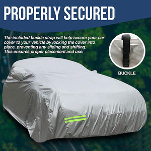 Araç kalın koruyucu sel uv güneş dolu kar koruması araba kılıfı araba için - Product Image 6