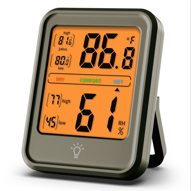 Mult-function Electronic Thermometer Hygrometer Min Max Temperature and Humidity Meter