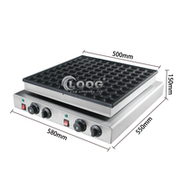Peralatan Dapur Profesional Pemanggang Poffertjes Listrik Pembuat Pancake Anti Lengket Terbaik FY-2243 Mesin Pancake Mini Komersial