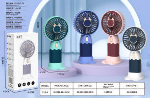 Étudiant Portable USB Mini Ventilateur De Poche Avec Lumière Alimenté Par Batterie pour Refroidissement pour Voiture Hôtel RV Table/Boîte Installation - Product Image 6