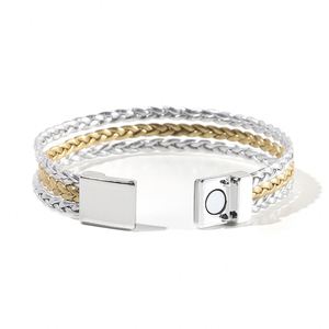 Wide Leather Bracelet Innovative FBA Friendly Transparent <b>Resin</b> Seal Holiday Gift for Women Eco-friendly Plating - Product Image 4