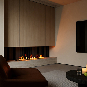 Chimenea de Bioetanol de 120 cm (48 Pulgadas) de Largo, Chimenea de Alcohol Automática para Interiores con <span class=keywords><strong>Efecto</strong></span> de Llama, en Venta - Product Image 1