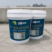 Peinture de revêtement imperméable pour toitures en caoutchouc de silicone liquide pulvérisé résistant aux UV pour bâtiments extérieurs