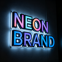 Lettres rétroéclairées LED personnalisées imprimées UV, étanches IP65, enseigne lumineuse 3D pour devanture de magasin, logo d'entreprise extérieur